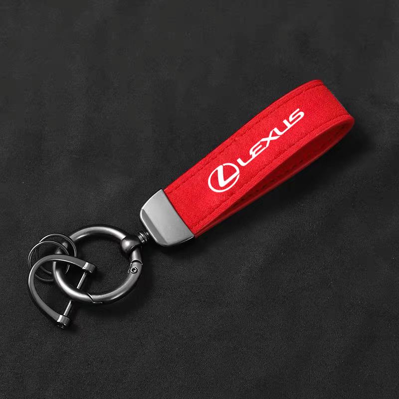 Car Zinc Alloy Leather Keychain Keyrings Accessories For Lexus GS IS LS500h ES260 ES300h RX350h NX260 UX260 LM LC RZ450e TX RC