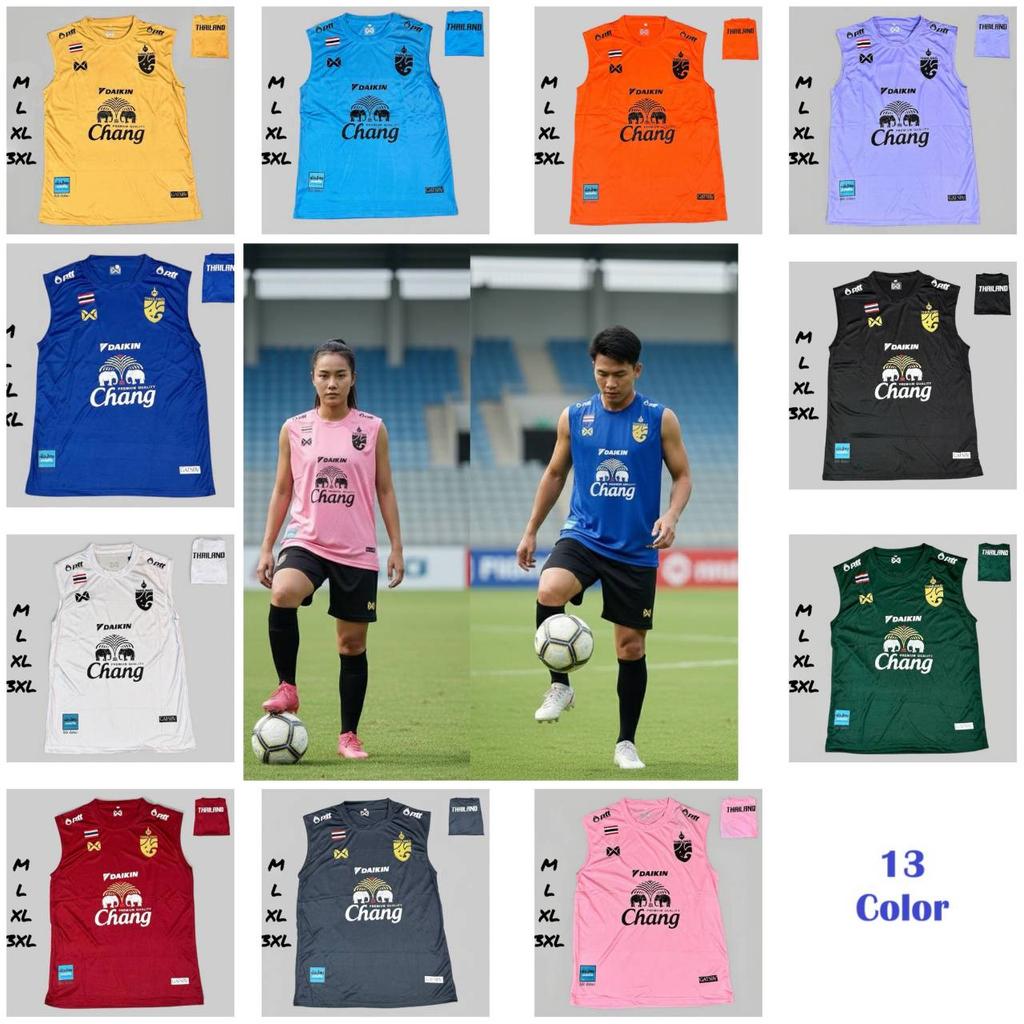 ТАИЛАНД Национальная Футбольная Футболка Майка Жилет Без Рукавов Быстросохнущая Рубашка Круглый Вырез Полиэстер Униформа Логотип Слон Спорт На Открытом Воздухе