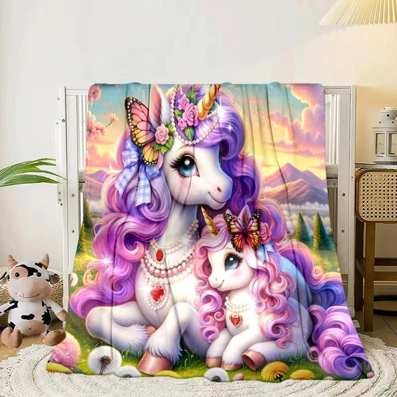 Magical Unicorn Fantasy Blanket Flannel Blanket Throw Blanket Sofa Cover Blanket Soft Premium Blanket Picnic Blanket Tv Blanket Gifts