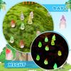 6pcs Tiny Mini Resin Gnomes Luminous Effect Fairy Garden Statues Miniature Decor  Landscape Decor