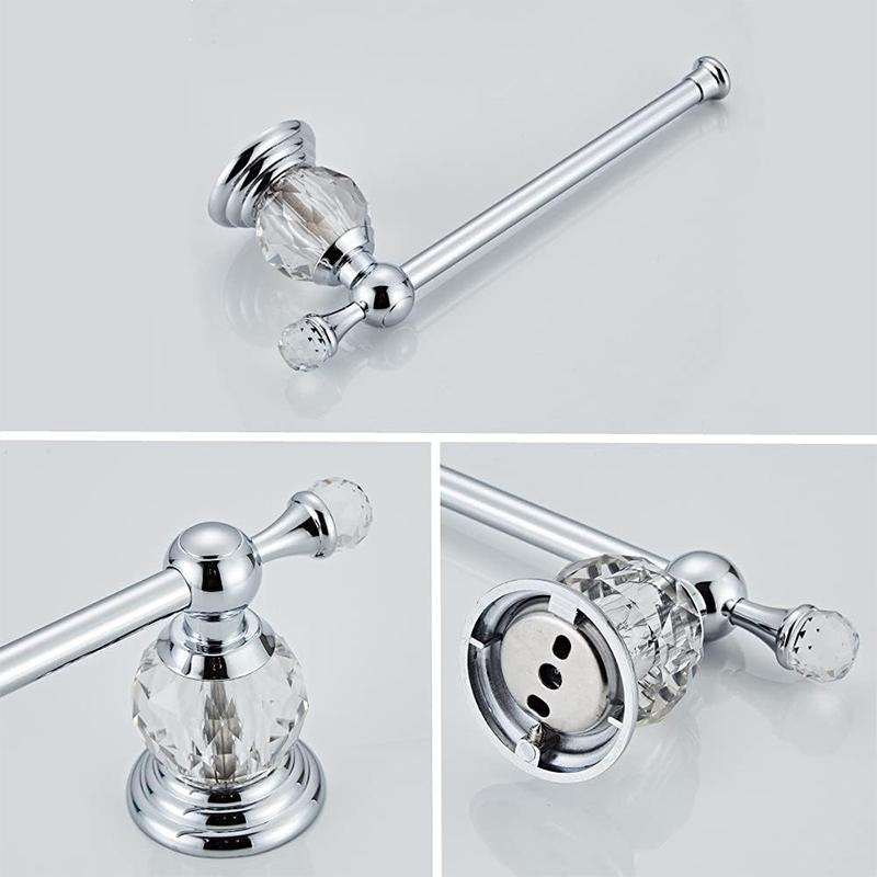 Золотой держатель для бумажного рулона Хрустальный, Хромированный держатель для туалетной бумаги, Хрустальный держатель для туалетной бумаги серебристый настенный