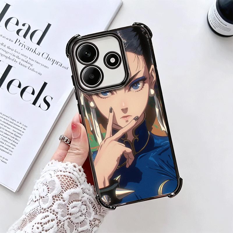 ChunLi S-Street F-FighterS Покрытие Чехол для телефона Для Xiaomi Redmi Note 14 15 Pro Plus 13 12 11 11S 11T 10 9S 9 5G Защита от падения Подушка безопасности