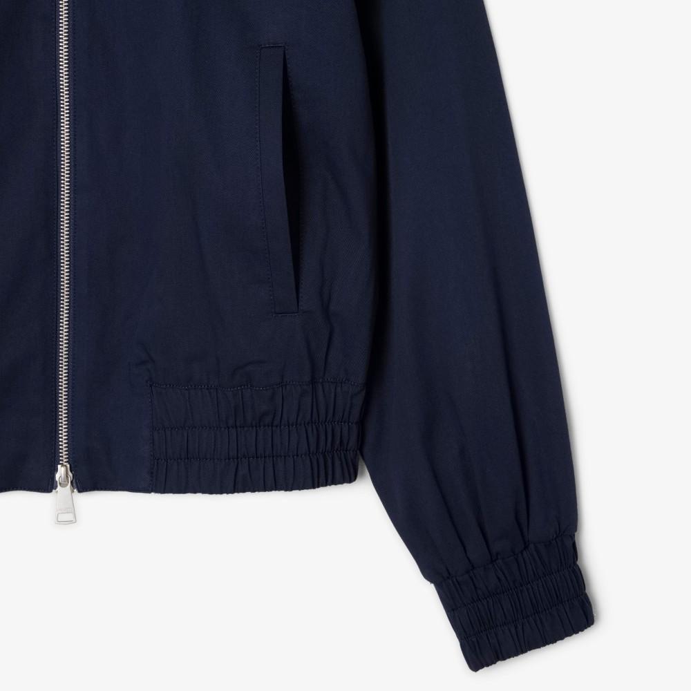 [lacoste] Women's Relaxed Fit Gabardine Coach Jacket BF8412-55N166