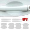Transparent Car Handle Anti Collision Protection Strip 8 Piece Set Universal Car Door Handle Bowl Scratch Protective Stickers