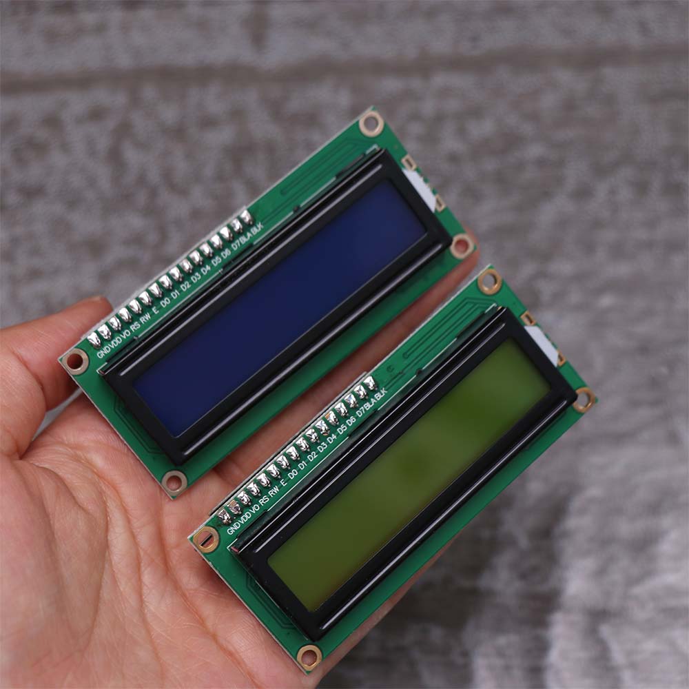 5V Operation LCD1602 Display Module Yellow Green Screen 16x2 Character LCD Electronic Projects