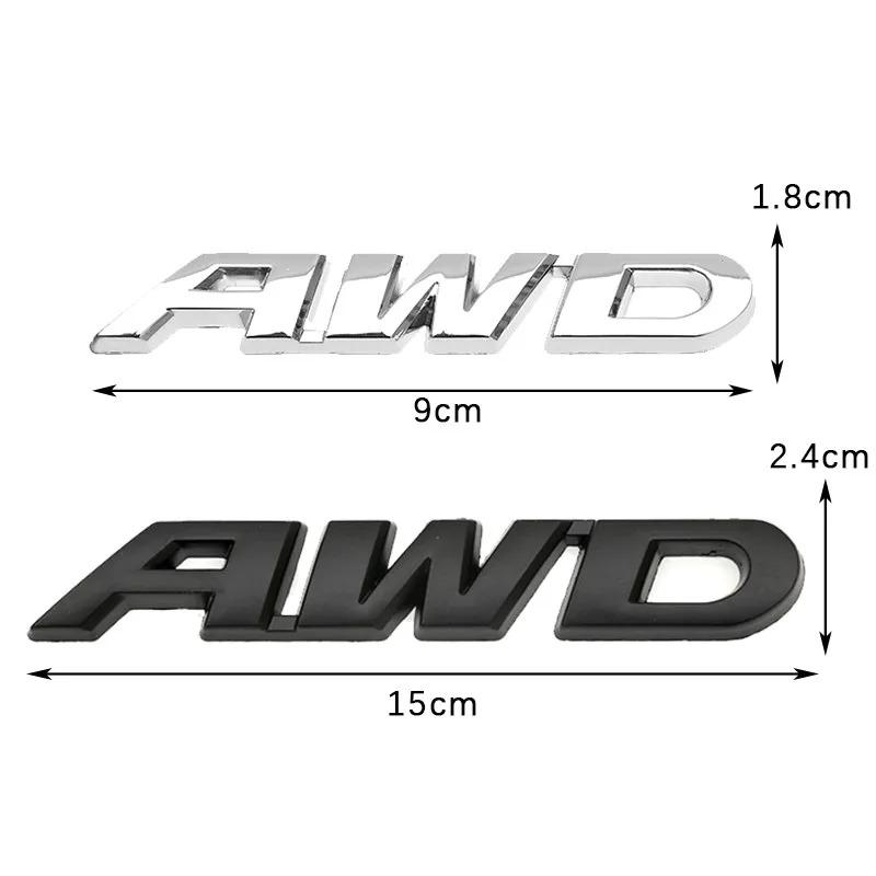 3D Металлическая наклейка-эмблема AWD 4WD Значок Декаль Логотип Для VW Toyota RAV4 Honda Civic CRV Ford Buick Opel GMC Mazda SUV Внедорожник