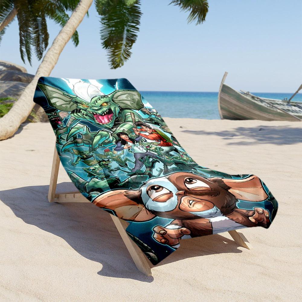 Gremlins Beach Towel Super Soft Microfiber Quickdry Fabric Comfortable Lightweight