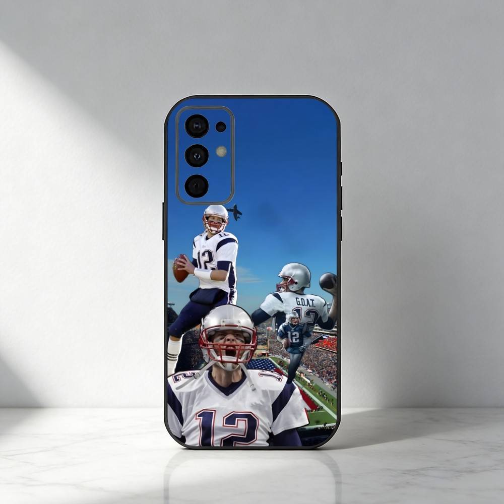 Чехол для телефона Бейсболиста Т-Тома Б-Брэди для Samsung S25,S24,S21,S22,S23,S20,Ultra,S26,Plus,Fe,Note,5G Черный