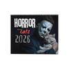 2026 Halloween Horror Movie And Cats Wall Calendar 12-Month Planner with Spooky Cat Illustrations Wall Hanging Spiral Bound Calendar