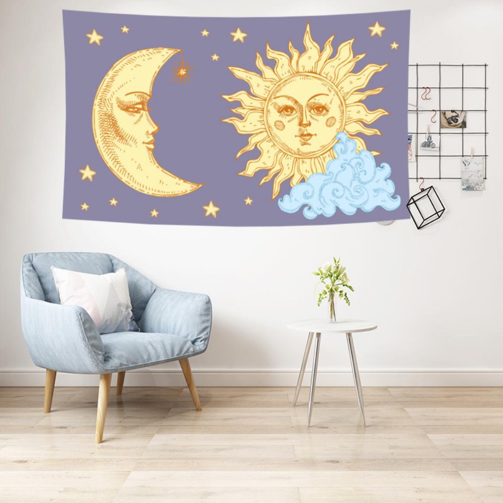 Гобелен для спальни, богемная декоративная ткань, фон для гостиной, ткань, домашний настенный гобелен