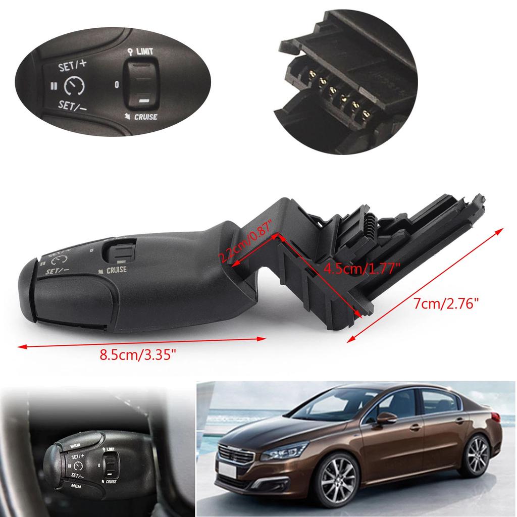 Новый переключатель круиз-контроля на рулевом колесе для Peugeot 307 308 408 206 207 301 3008 Citroen C2 6242.Z9 6242Z9 96637159XT