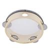 Portable Tambourine 6 Birch Wood Metal Bell Percussion Instrument Music Education Drum Instrument for KTV Party Game Inch, Gift, (6 Inch)