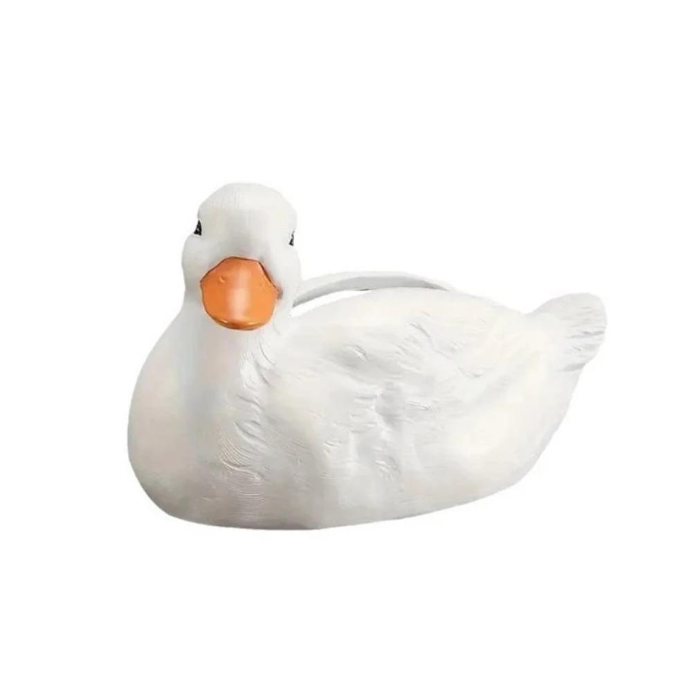 Water-proof Resin Duck Tissue Box Hollow Bottom Creative Paper Storage Case Living Room
