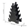 Dumbbell Stand Rack Dumbbell Bracket Dumbbell Weight Holder 5 Tier Hand Weight Tower Stand For Home Gym Organization