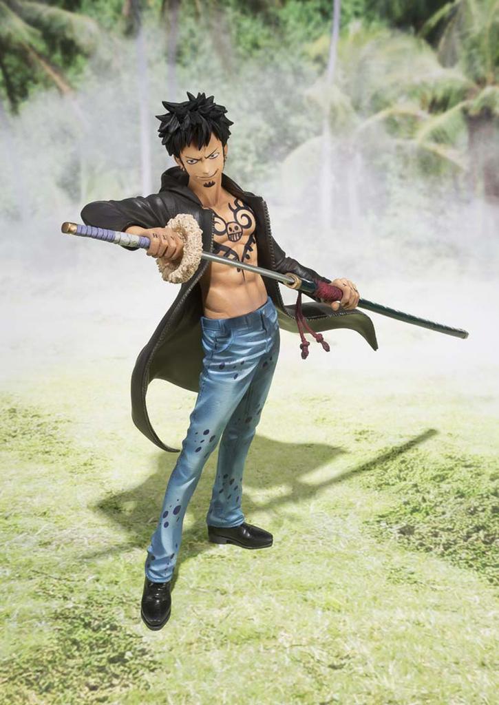 TAMASHII NATIONS Figuarts ZERO ONE PIECE Trafalgar Law 150 мм окрашенная готовая фигурка -Dressrosa Edition- Приблизительно. ПВХ и АБС