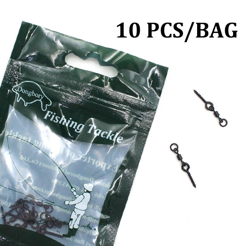 10 шт. винт для бойла с кольцом mirco вертлюг для Ronnie Rig D-Rig Chod Rig терминал снасти держатель приманки винт аксессуары для ловли карпа