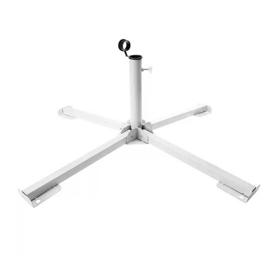 Подставка для пляжного зонта, прочное металлическое основание для зонта от солнца, устойчивое к погодным условиям, складное, регулируемое, портативное, держатель для зонта на открытом воздухе, на террасе и рынке