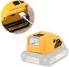 Dual USB Output LED DCB090 Li-ion Battery Charger Adapter for Dewalt