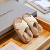 Kids Fashion Girls Sandals Soft Ethnic French Wind Open-toe Cool Breatheable Princess Shoes Children Versatile Platform