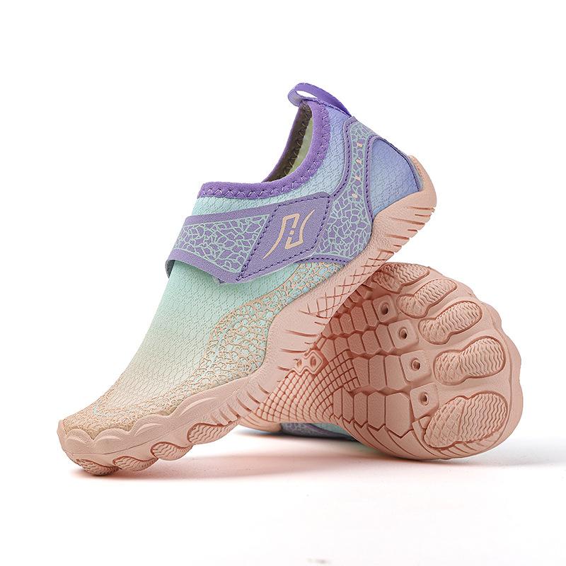 Уличная пляжная обувь мужская и женская быстросохнущая обувь для ходьбы по воде родительско-детская нескользящая обувь для ловли моря обувь для ручья детская для снорклинга босиком