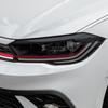 For Volkswagen VW POLO  Accessories 2Pcs Car Headlight Protective Film Headlamp Restoration Transparent Black TPU Sticke