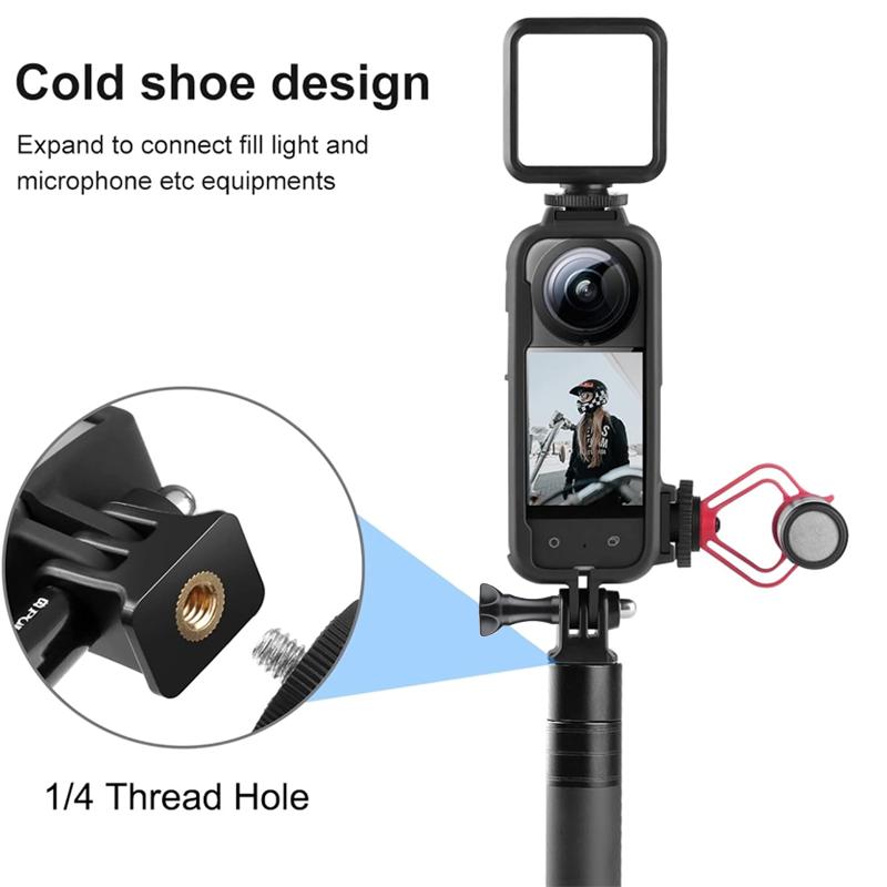 Защитная рамка, противоизносный чехол с адаптером, крепежный винт для экшн-камеры Insta360 X3 Insta 360 X4, аксессуары