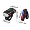 Smart Sensor LED Bike Front Light Bright Light Bicycle Front Lamp  Night Riding