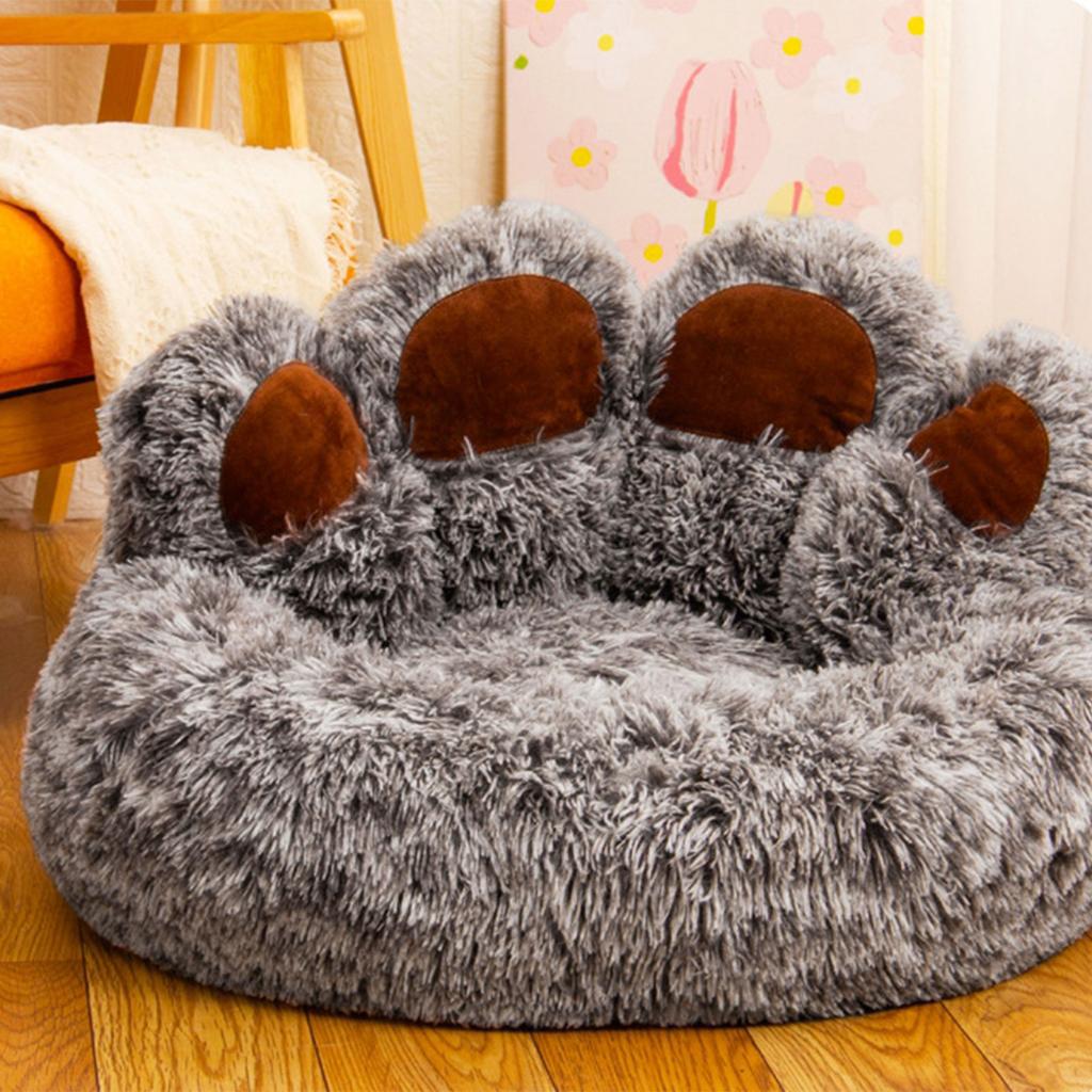 Small Cat Winter Bed Dog Sleeping Mat Pet House Mat Soft Thickened Plush Cushion Cat Bed Warm Open Bed Dogs Supplies