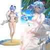 21cm Genshin Impact Anime Figure Ganyu Swimwear Sexy Action Figures Pvc Adult Collection Model Doll Toys Christmas Birthday Gift