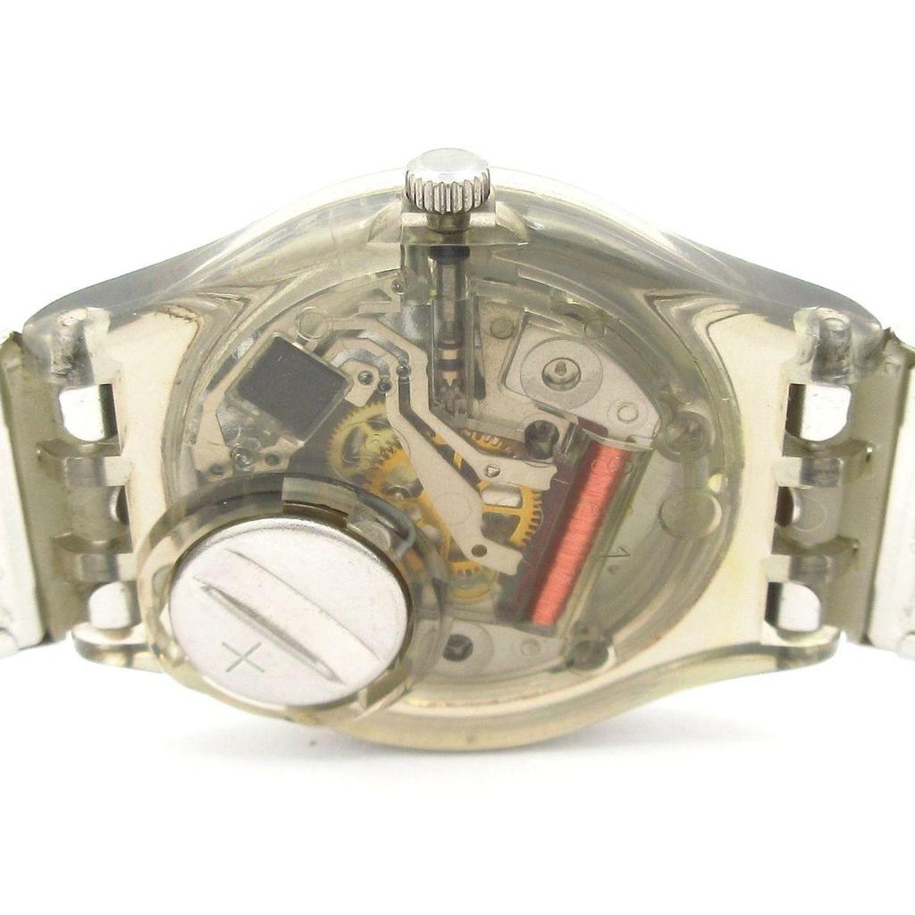 Подержанные часы Swatch - Женские, задняя сторона серебристая