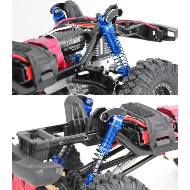 Esilun 60mm Shocks Absorber Oil Threaded Damper Threaded Shock Absorber for TRX4M 1/18 RC Crawler Car Upgrade Accessories