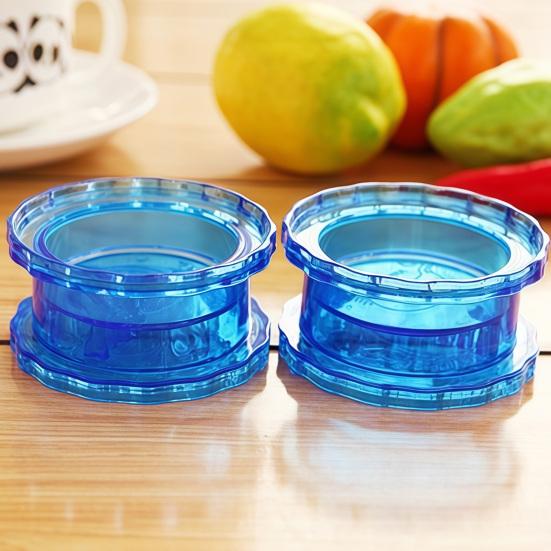 Garlic Press Transparent Manual Grinder Easy Operation Portable Garlic Chopper