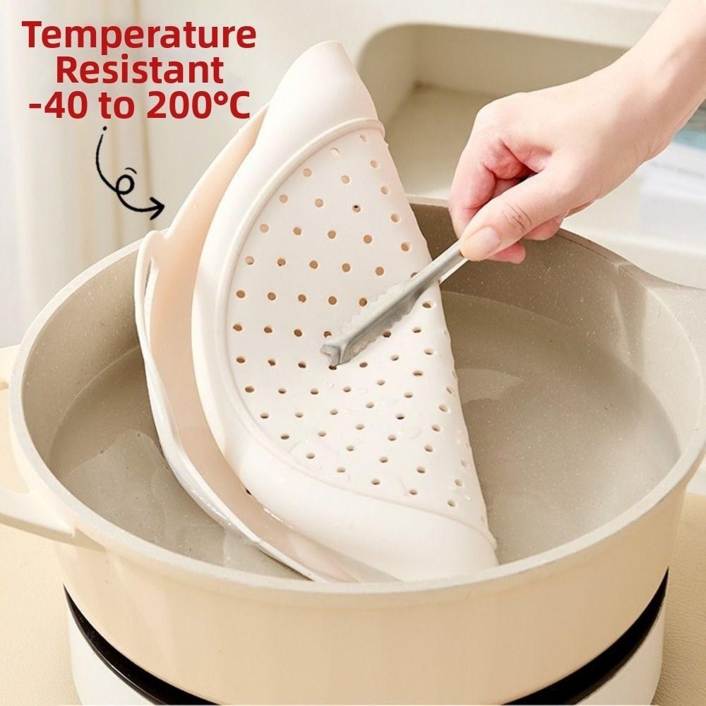 Heat Resistant Reusable Steamer Mat Non-Stick Dumpling Steamer Liners Cooking Food