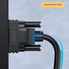 Профессиональный кабель DB9Pin RS232 (папа) на открытый конец с медными проводниками и экранированием из алюминиевой фольги