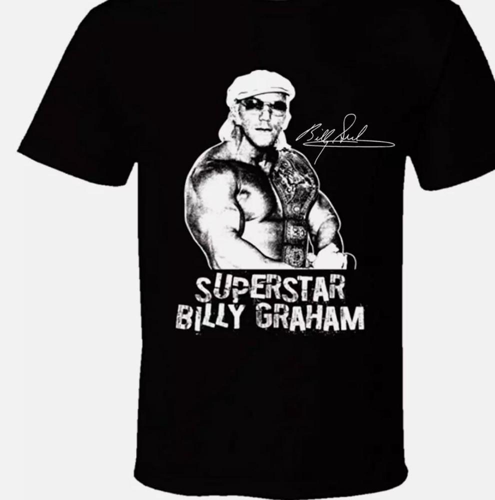 Rare Superstar Billy Graham Gift For Fan Black S-2345XL Unisex T-shirt