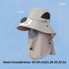 UPF50+ Solar Fan Cap Detachable Men Hat New Sunshade Cap  Men Women