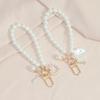 1PC DIY Buckle Ring Hook Key Holder Bag Pendant Keychain Mobile Phone Case Chain Pearl String Bag Pendant Decoration Accessory
