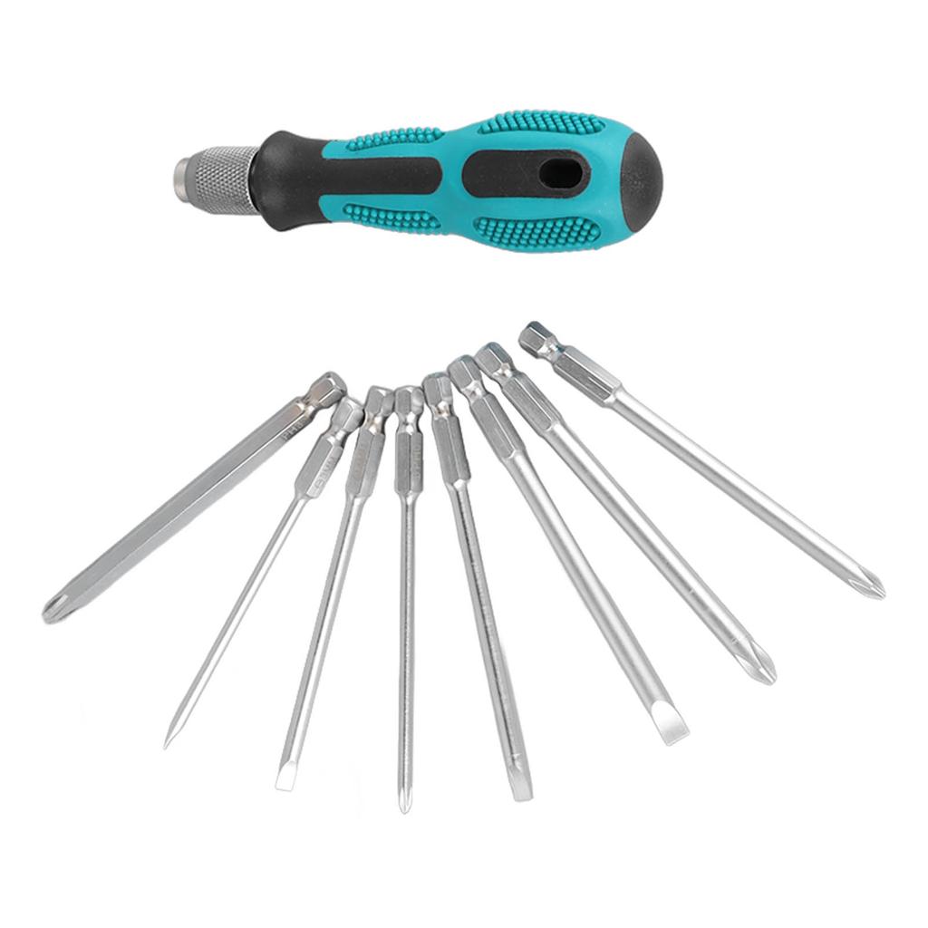 Набор отверток 9 шт. Многофункциональный набор бит для отверток для ремонта, бытовой инструмент для обслуживания