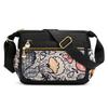 Crossbody Bag for Large Printed Shoulder Messenger Multiple Flower B [FORRICA] Women, Capacity, Stylish, Bag, Lightweight, Nylon, Bag, Pockets,