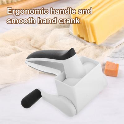 Ручная роторная терка для сыра Профессиональная терка 2 в 1 с мелкими грубыми барабанами для пармезана, моцареллы и шоколадных орехов