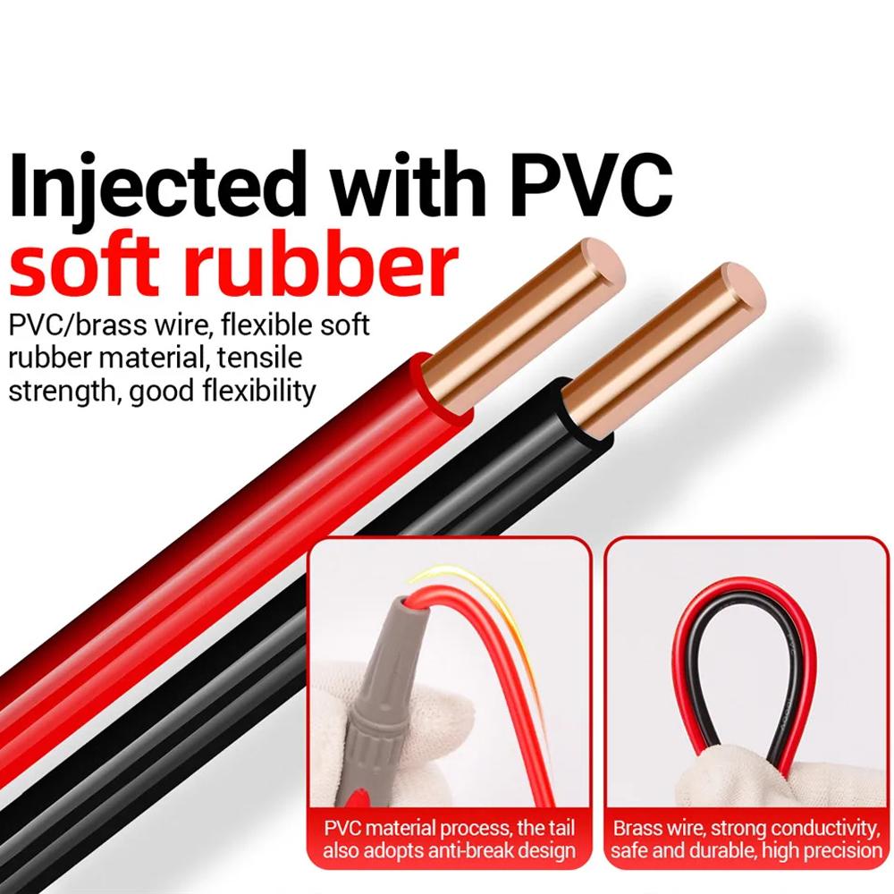 23-IN-1 Multimeter Test Leads Kit Replacement Test Wire Set + Alligator Clips Test Probes Plugs for Multimeter Wire