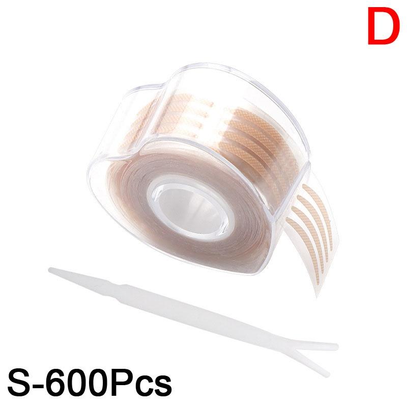 600 шт./рулон, дышащая кружевная лента для век, невидимая односторонняя наклейка для двойного века, украшение для больших глаз