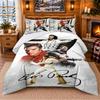 Elvis Presley Pattern Bedding 3Pcs Set Bed Sheet And Pillowcases For Indoor Bedroom