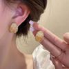 Серьги с градиентными кристаллами для женщин, японские и корейские милые и модные серьги, высококлассные серьги для работы