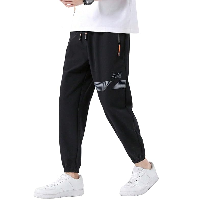 Lymio Track Pant for Men || Track Pants || Plain Track Pant (TP-57-Black-L)