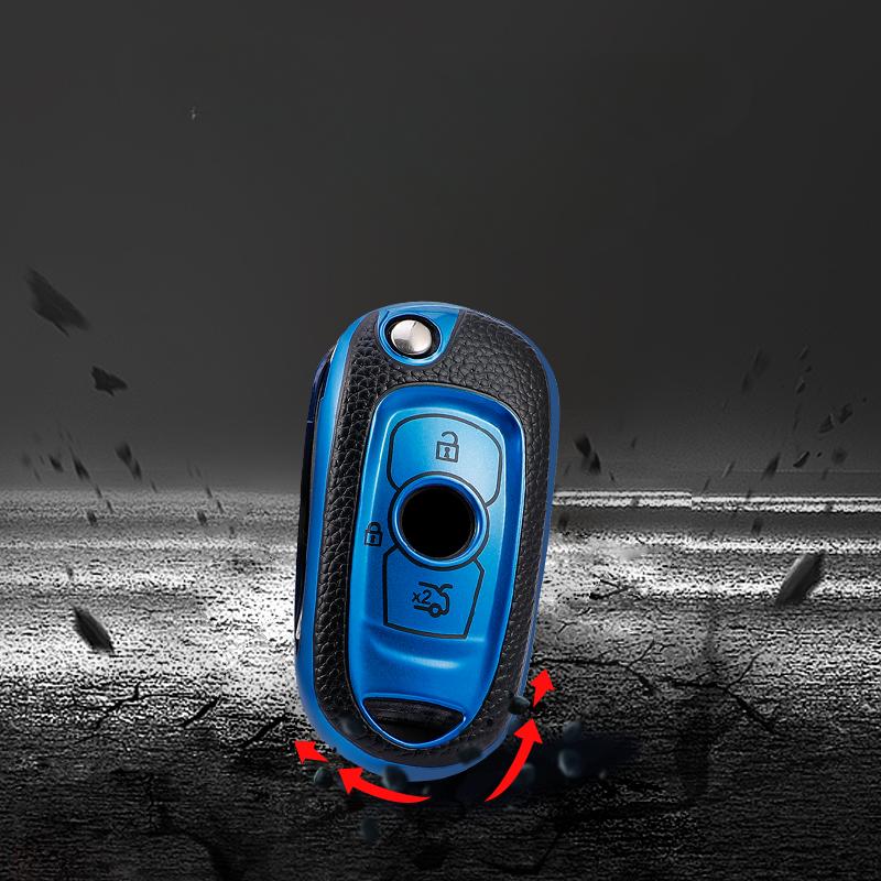 Кожаный чехол для автомобильного ключа из ТПУ, чехол, сумка, брелок в виде ракушки для Buick VERANO ENCORE GX GL6 для Opel Vauxhall Astra K Corsa E