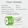 1.5V 5000mWh C Size LR14/LR20 12000mWh D Size Li-po Rechargeable Battery Type-C Ultra-Fast Charging for Flashlight Gas Cooker