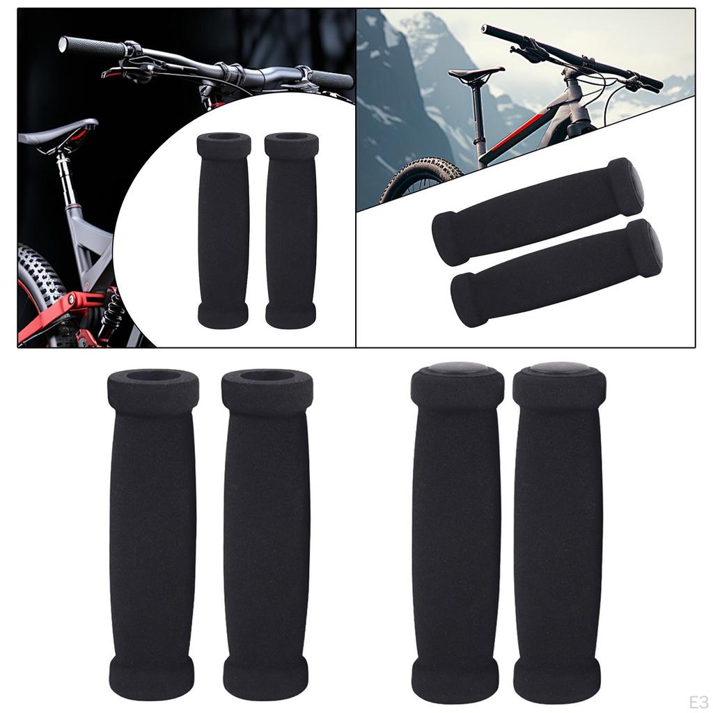 2 Pieces Bike Handlebar Grips Bicycle Versatile Portable Handle Bar
