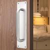Sliding Barn Door Handles Stainless Steel Interior Door Handle Cabinet Pulls Wardrobe Furniture Pull Kitchen Drawer Hardware