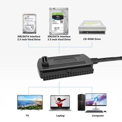 Сертифицированный CE кабель-конвертер IDE SATA в USB для легкого подключения SSD-накопителя в бизнес-отеле